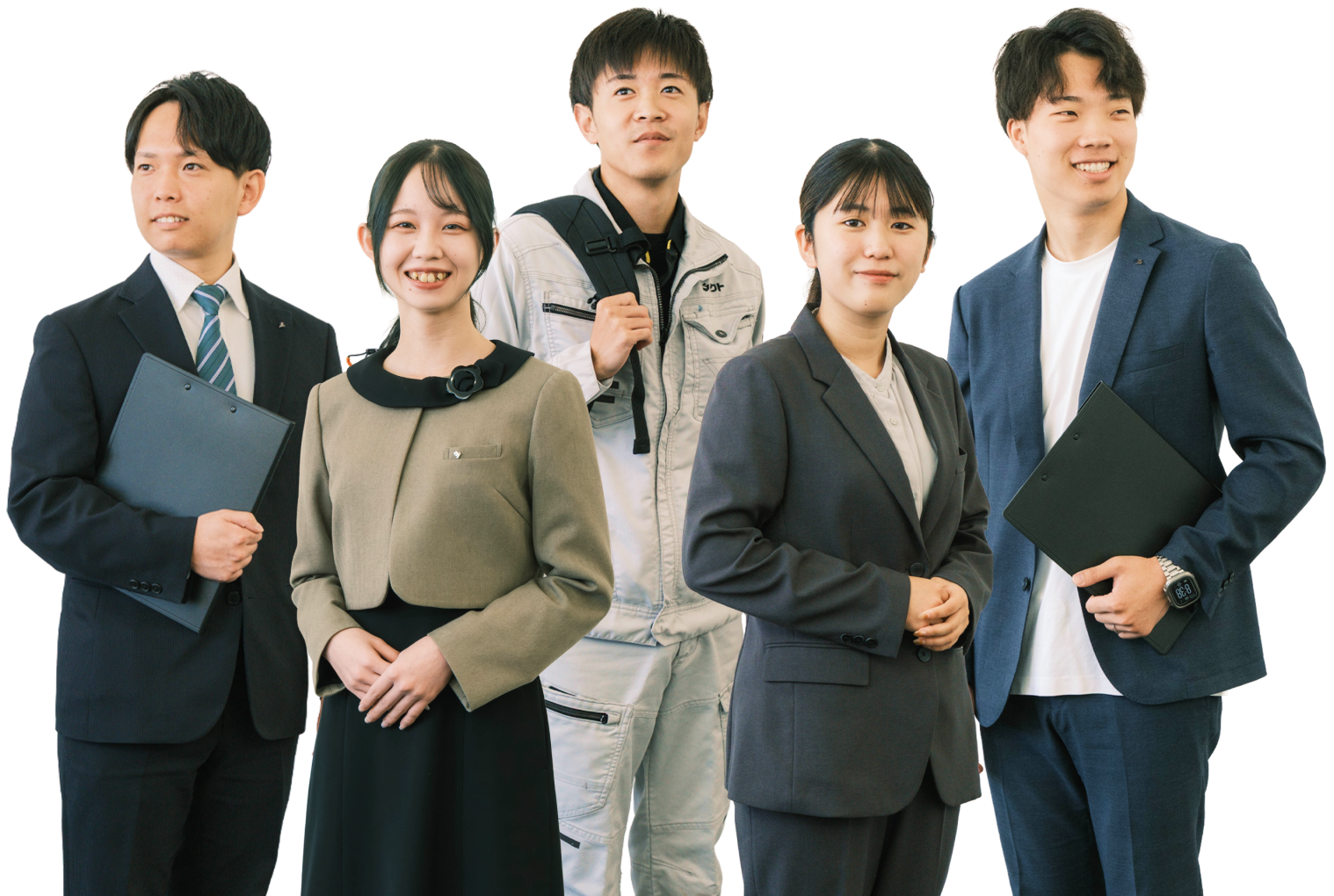 セクトで働く5人の社員