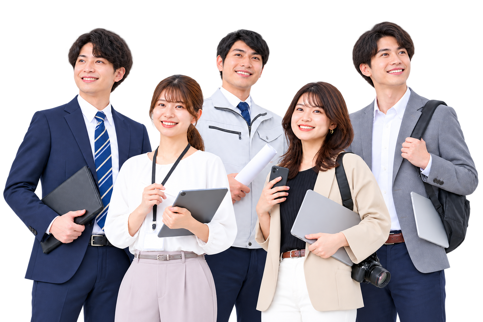 セクトで働く5人の社員